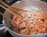【超簡単】お弁当にも！三色丼・鶏そぼろ飯作り方6写真