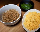 【超簡単】お弁当にも！三色丼・鶏そぼろ飯作り方9写真