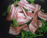 豚ばら肉と小松菜と玉子の炒め物作り方10写真