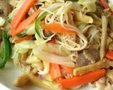 簡単ランチ☆ごま油香るそうめんチャンプル作り方9写真