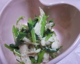 すぐ出来る☆彡三つ葉とささ身のからしあえ作り方5写真
