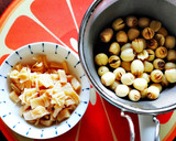 ハスの実と干し貝柱で薬膳風炊き込みご飯作り方5写真