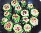 ゴーヤ♪肉詰め煮作り方5写真