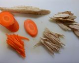 ごぼうとニンジンのきんぴら作り方1写真