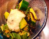 ダイエット副菜♪オクラ塩昆布とろろ〜作り方4写真