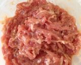 しいたけ入り☆豚肉で青椒肉絲作り方1写真