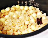 ハスの実と干し貝柱で薬膳風炊き込みご飯作り方10写真