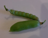 ★さやえんどうの豆★かんたん炊き込みご飯作り方1写真