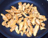 柔らか鶏胸肉とありもの野菜の簡単炒め♪作り方7写真
