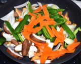 柔らか鶏胸肉とありもの野菜の簡単炒め♪作り方8写真