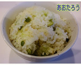 ★さやえんどうの豆★かんたん炊き込みご飯作り方7写真