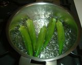 ピーマンのオクラ納豆詰め作り方2写真