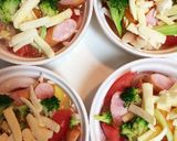 朝食に簡単♪卵とトマトのグラタン作り方4写真