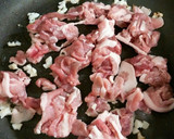 我が家の味♪あさりと豚肉と小松菜の炒め♪作り方3写真