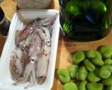 ひいかと空豆のソテー作り方1写真