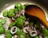 ひいかと空豆のソテー作り方4写真