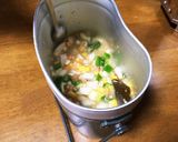 ハンゴーコンロでいなばのタイカレーピラフ作り方8写真