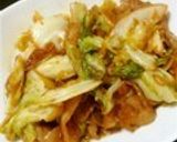 豚肉と千切りキャベツのにんにく醤油炒め作り方24写真