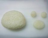 キャラ弁❈くまモンおにぎり作り方1写真