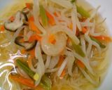 レンチン野菜と茹で鶏のサッパリ冷麺作り方3写真