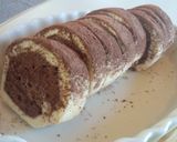チョコバナナプレミアムロールケーキ作り方8写真
