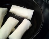 うまうま♪簡単♪白身魚とチーズの春巻き♪作り方3写真