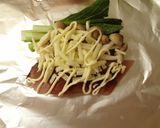 フライパンでぶりの簡単チーマヨホイル焼き作り方1写真