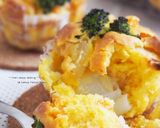 卵・油分不使用☆野菜たっぷりカップケーキ作り方5写真