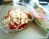 レンジで簡単■ジューシートマトグラタン■作り方6写真