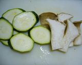 エリンギ天ズッキーニ天●カレー塩を添えて作り方1写真