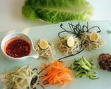 おもてなしにも 簡単巻き巻きピビン麺♪作り方15写真