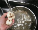 簡単！らっきょうの酢醤油漬け☆作り方1写真