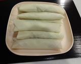 簡単！鶏ささみの春巻き作り方5写真