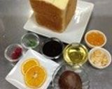 オレンジショコラトースト作り方1写真
