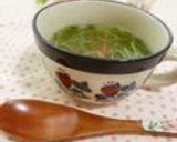 ウェイパーで✩豆苗とトマトのスープ作り方5写真