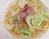 余ったホイップでクリームパスタランチ作り方4写真