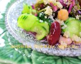 ♔ぷちぷちキヌア♔胡桃ごまドレ蕎麦サラダ作り方15写真