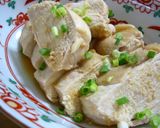レンジで簡単☆鶏胸肉のしょうが醤油煮作り方6写真