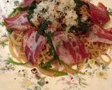 生ハムとモッツァレラのスパゲッティ作り方10写真