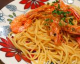 *有頭エビのパスタ*作り方6写真