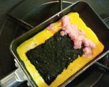 桜でんぶで甘~い卵焼き♡作り方4写真