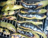 空豆の丸焼きと梅昆布茶作り方1写真
