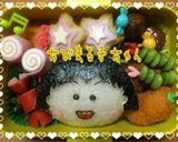 簡単！ちびまる子ちゃん＊キャラ弁・遠足作り方5写真