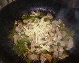 豚肉と絹さやのまよぽんチーズ作り方5写真