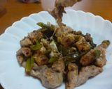 豚肉と絹さやのまよぽんチーズ作り方6写真