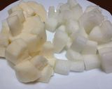 夏に負けない！山芋とオクラのお味噌汁作り方3写真