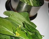 インドのからし菜炒めカレー作り方1写真