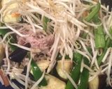 豚肉とナスもやしの味噌炒め作り方3写真