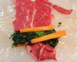 牛肉ベジ巻き☆オイスターソース焼き作り方3写真