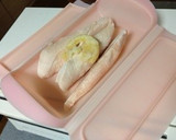ルクエで簡単♡ささみの塩レモン蒸し♡作り方1写真